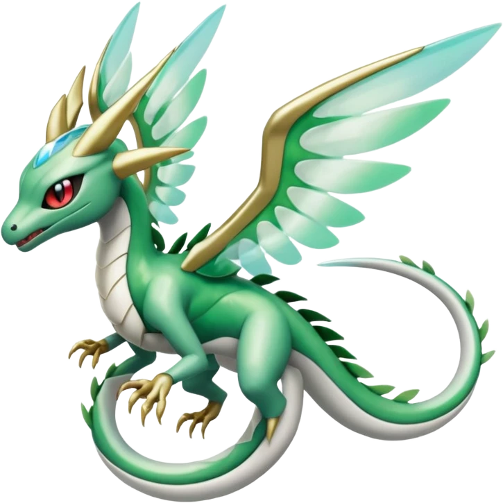 Meloetta-Rayquaza-Reshiram-Flygon-Pokémon-Fakémon-creature emoji