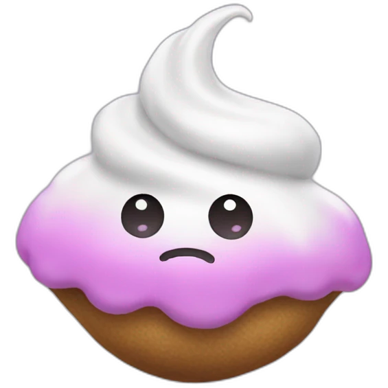 Unicorn poo emoji