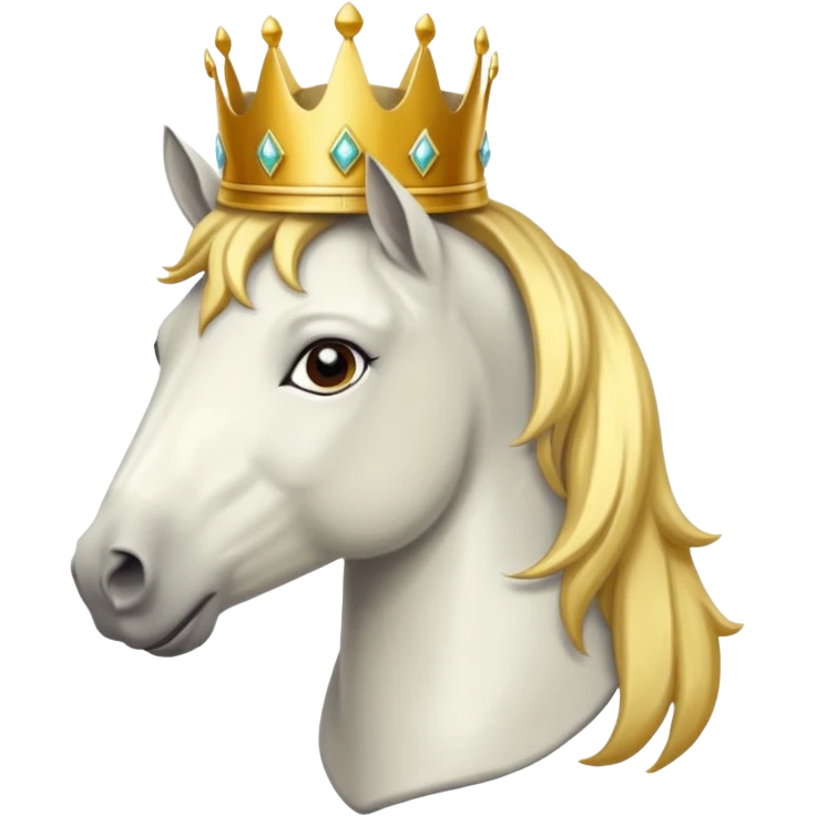 horse princess emoji