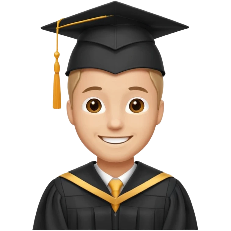 graduation man emoji