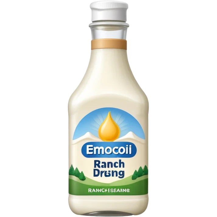 Bottle of ranch dressing emoji