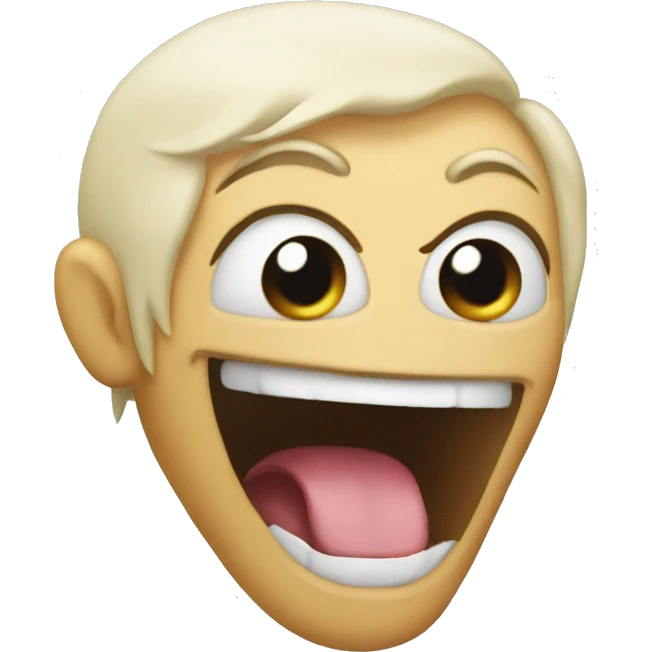 Mewing emoji