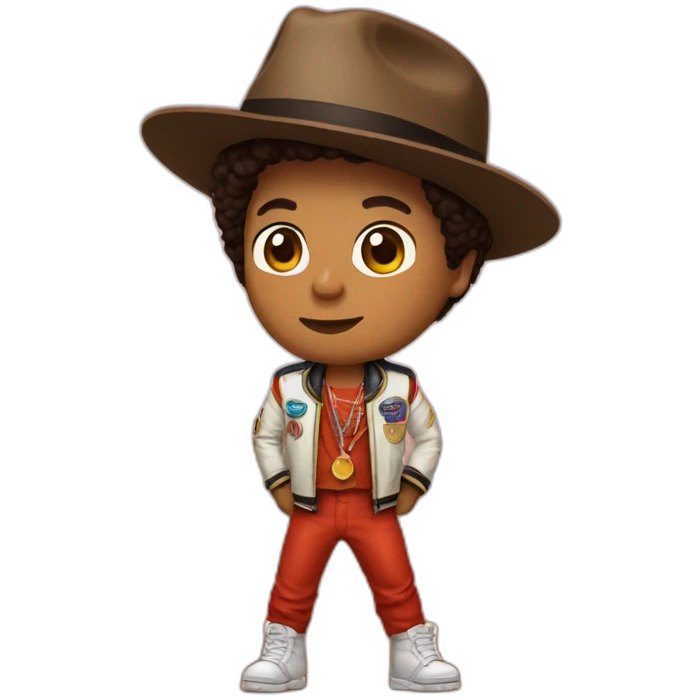 bruno mars Standing in Mars emoji