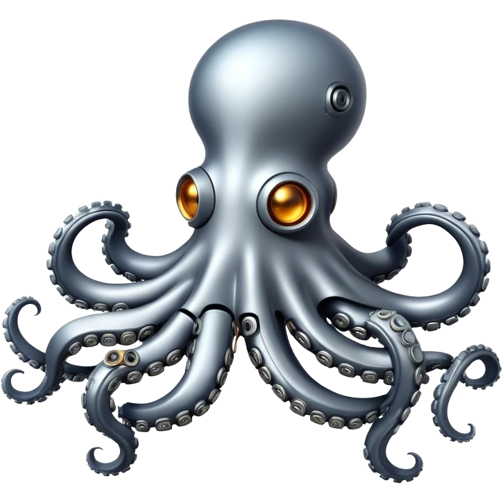 Robotic octopus emoji