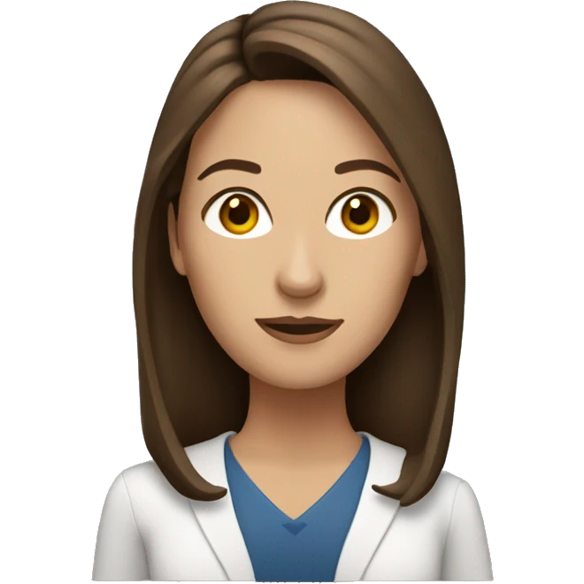 woman english teacher with brown hair emoji