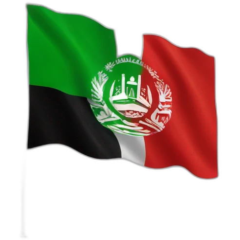 Afghanistan flag whit fireworks emoji
