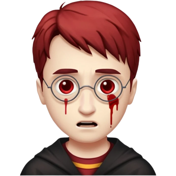 Harry potter beaten up emoji
