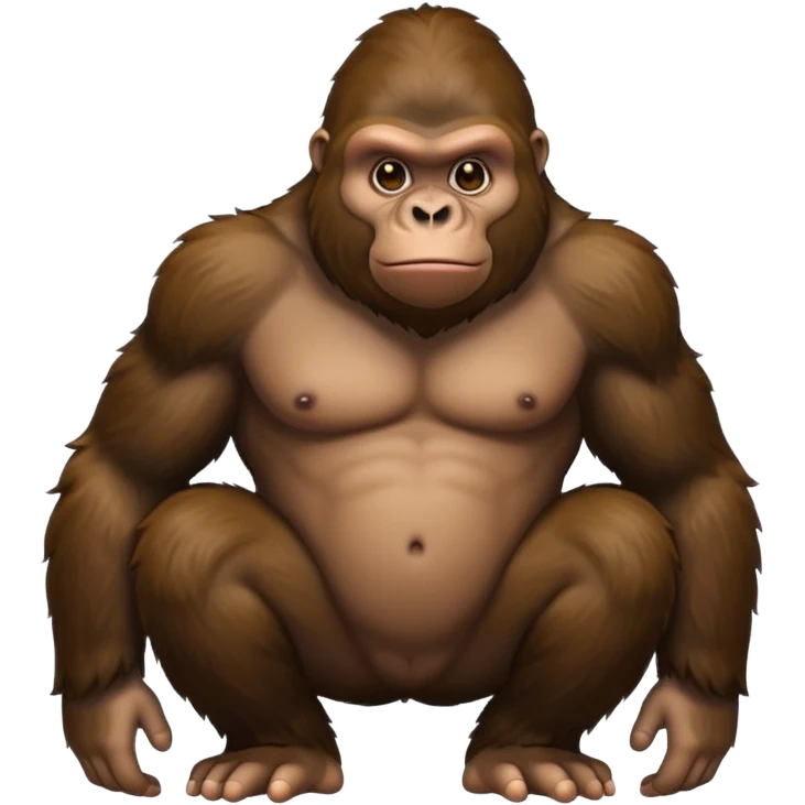 Gorilla with penis emoji
