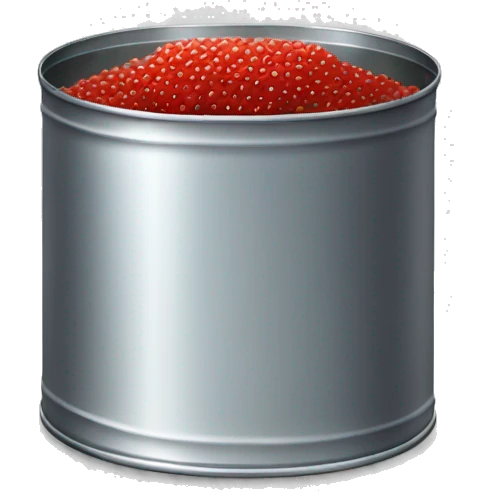Caviar in the can  emoji
