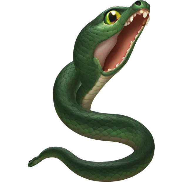 serpente nero emoji