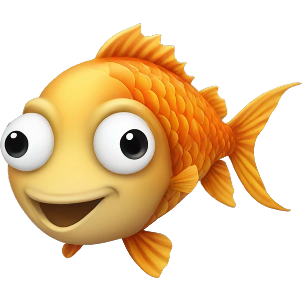 fish on monkey emoji