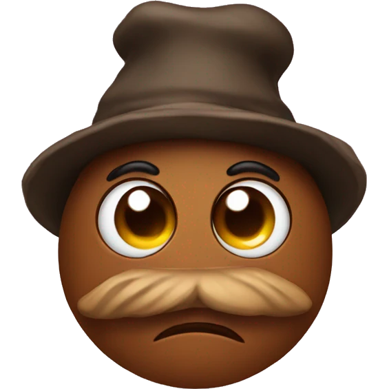 Poo with hat emoji
