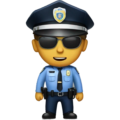 Policia hablando emoji