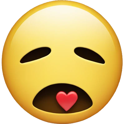 Sad emoji face with heart break emoji
