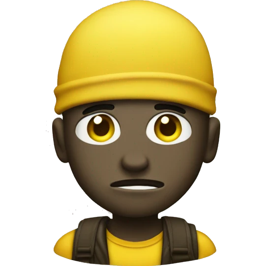 Robber emoji yellow skin and money bag 💰 emoji