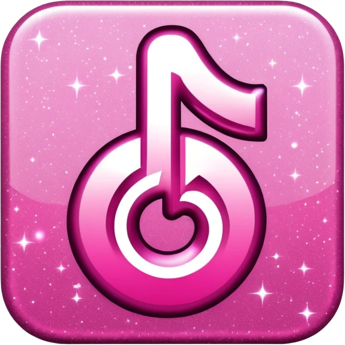 glitter pink symbol TikTok emoji