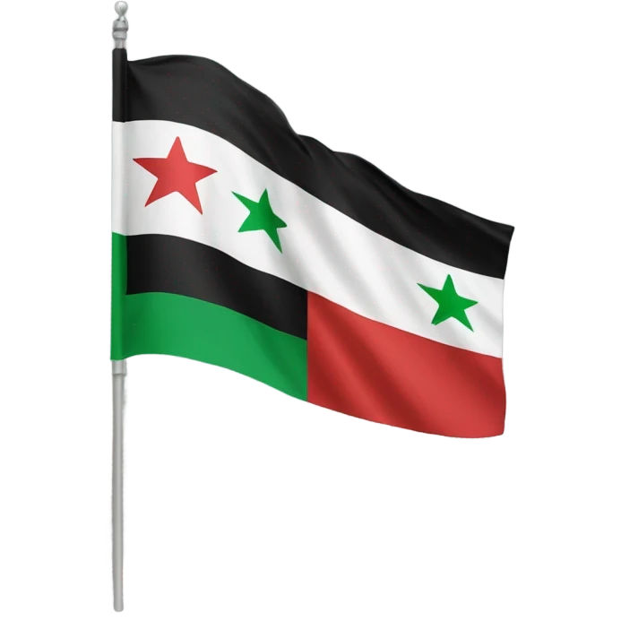 New Syrian flag emoji