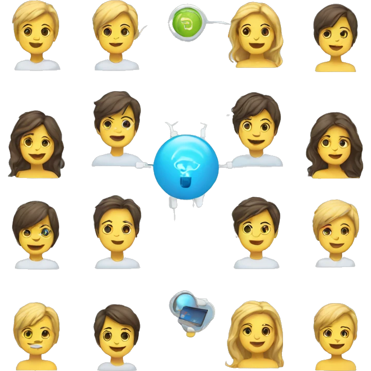 connecting health with technology emoji