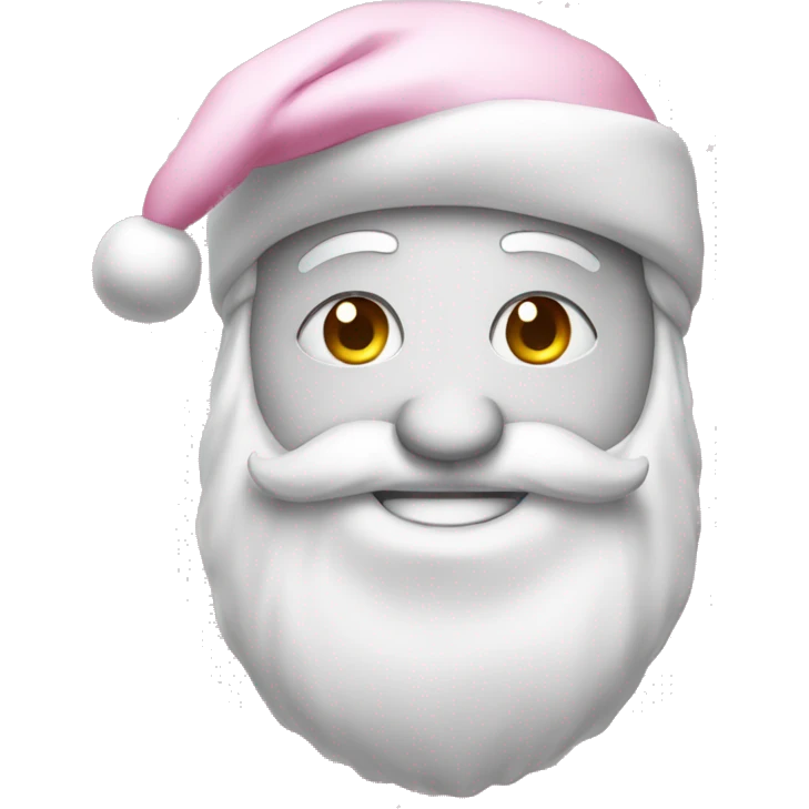 pink and white xmas emoji