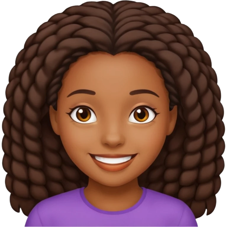Black girl whi Bo emoji