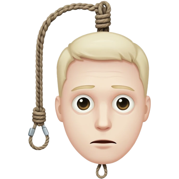 hanged man suicide emoji