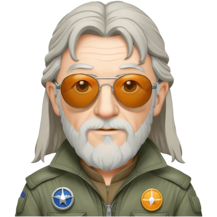 Gandalf as top gun pilot emoji