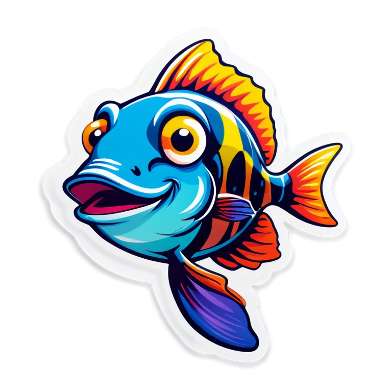 Ein Fisch mit Brillen emoji