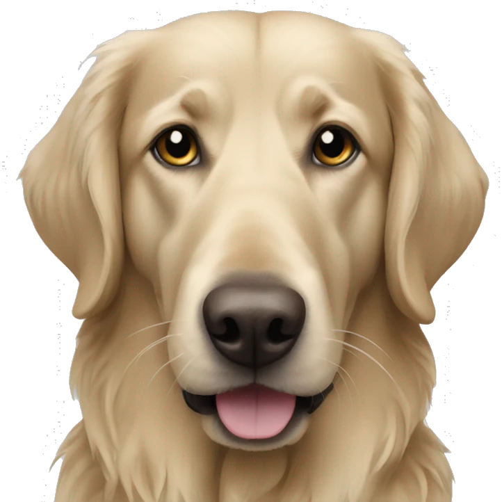 Flatcoated retriver emoji
