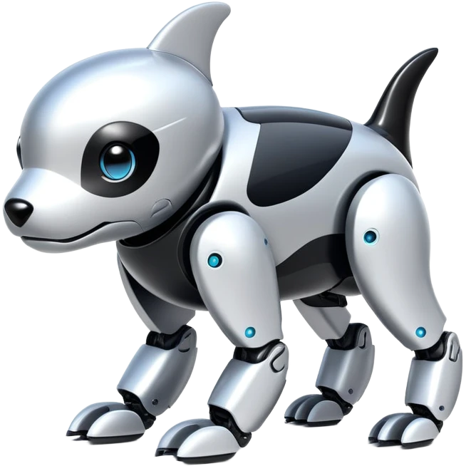 orca robot dog emoji
