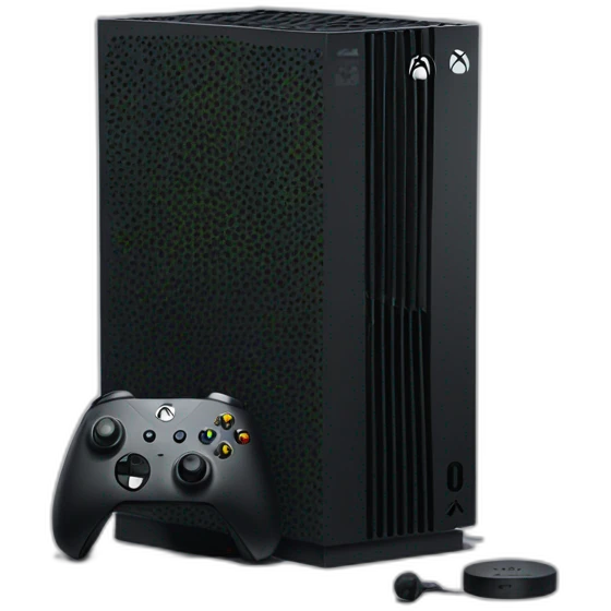 microsoft xbox series x console emoji