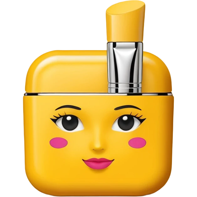 yellow makeup packaging emoji