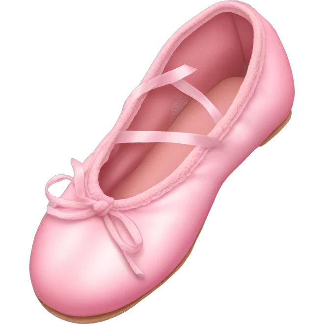 pink ballet shoes with laces  emoji