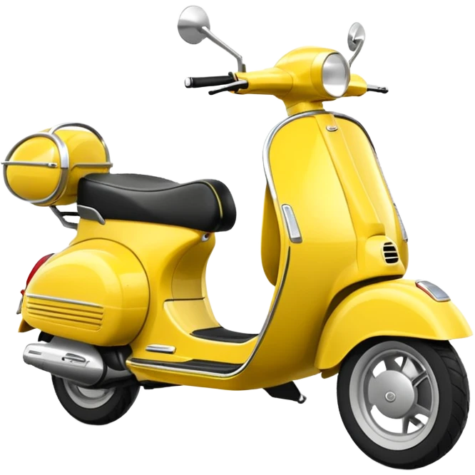 Vespa jaune citron emoji