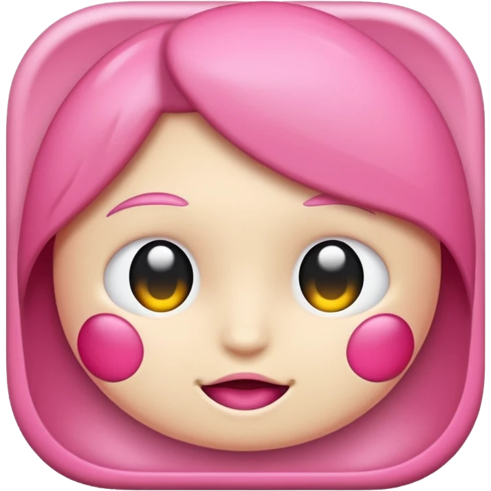 Pink emoji