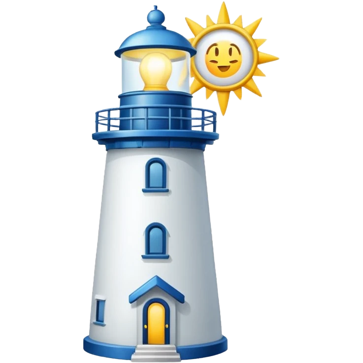 Podrias generarme un emoji de un faro emoji