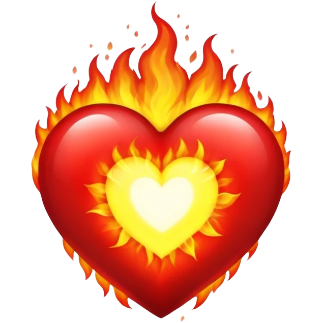 Heart of fire emoji