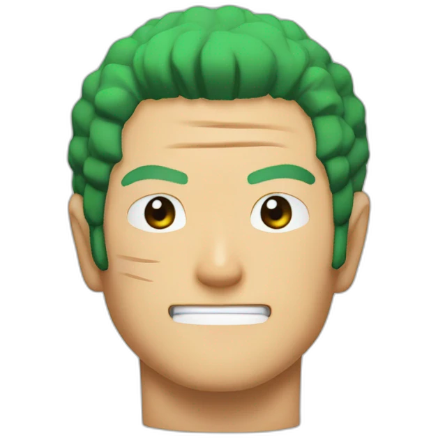 Roronoa zoro from one piece emoji