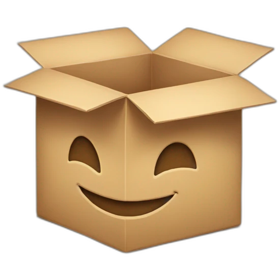 box with smile emoji