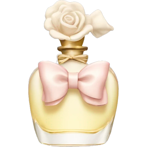 Loveshackfancy bow perfume bottle emoji
