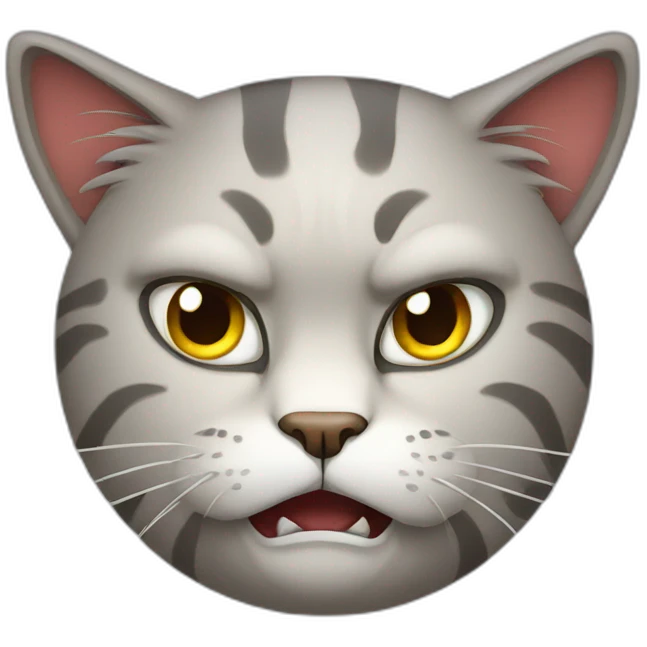 Angry cat emoji