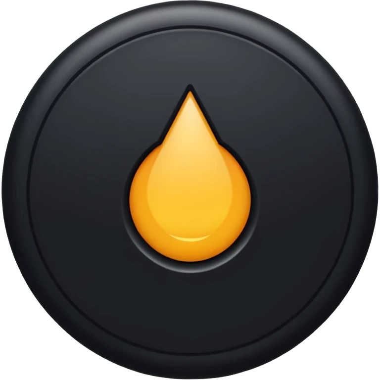 I want you to make a location symbol that's like a circle with a pointy bottom like this aesthetic ○●●□■♤♡♡◇♧☆▪︎¤ like the classic location symbol on Google maps but black emoji