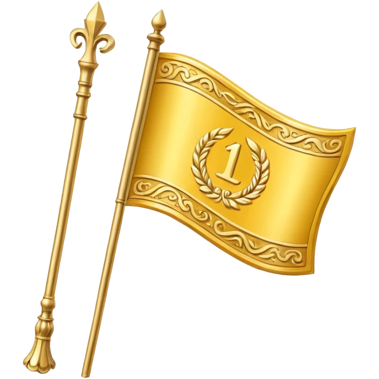 golden discord staff flag emoji