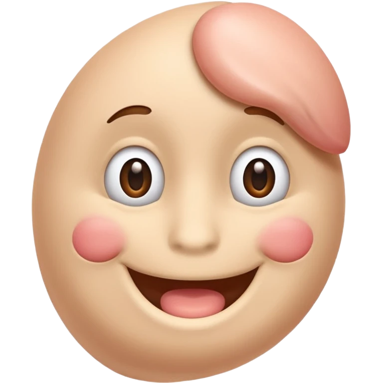 Penis with a face emoji