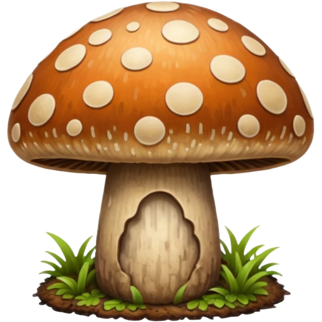 brown mushroom emoji