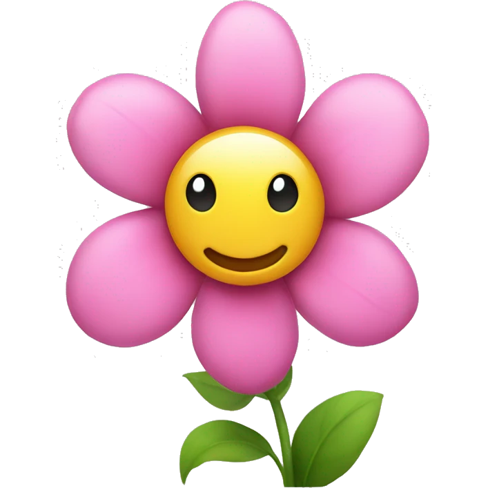 Cute flower emoji