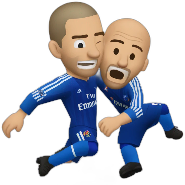 zinedine zidane headbutting materazzi emoji