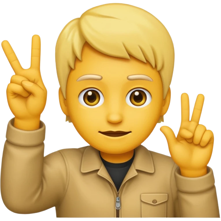 Emoji doing loser hand gesture  emoji