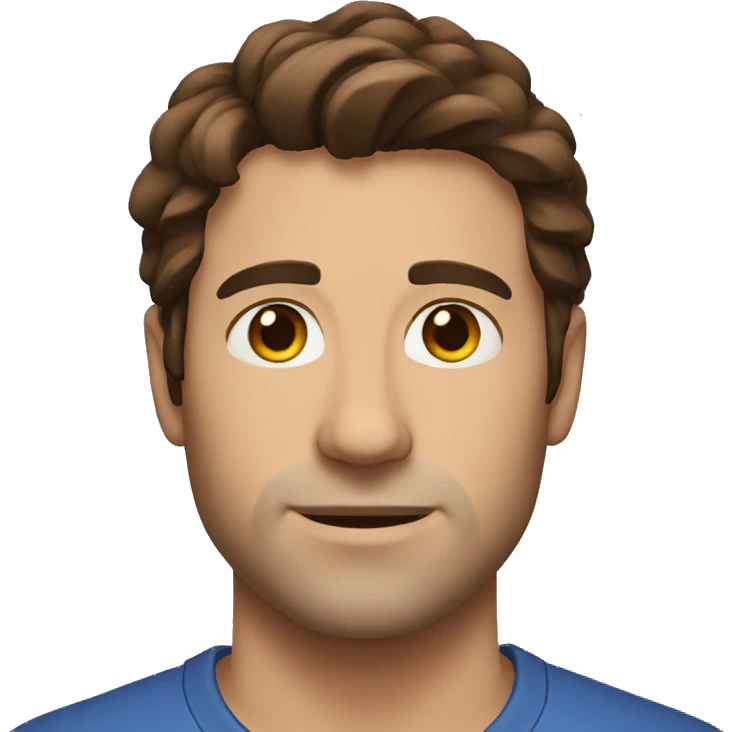 33yo man, brown hair, brown eyes, no beard emoji