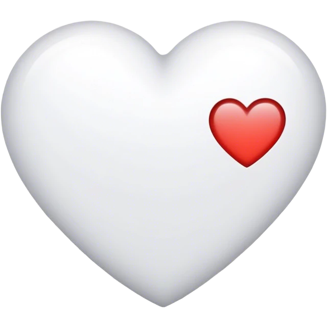 white line heart emoji