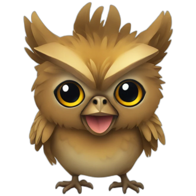 Mapache pollo emoji